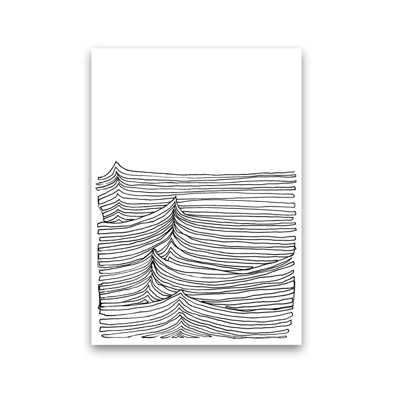 Continuous Sea 1 Piece Wall Art, 84cm H x 60cm W x 1cm D, Unframed