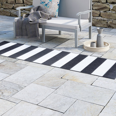 Gonsalez Performance Striped Rug