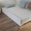 Lit gigogne escamotable en bois massif Rasnick