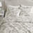 Martha Stewart Avery Floral Cotton Grey Duvet Cover Set-119136823
