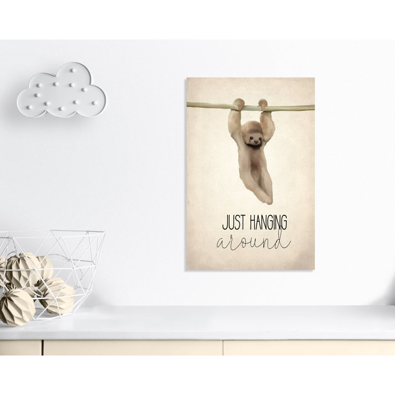 «Just Hanging», art sur toile, H 36 po x l 24 po x P 1,5 po