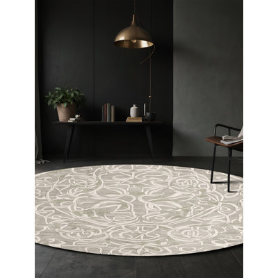 Tapis gris lavable à la machine
