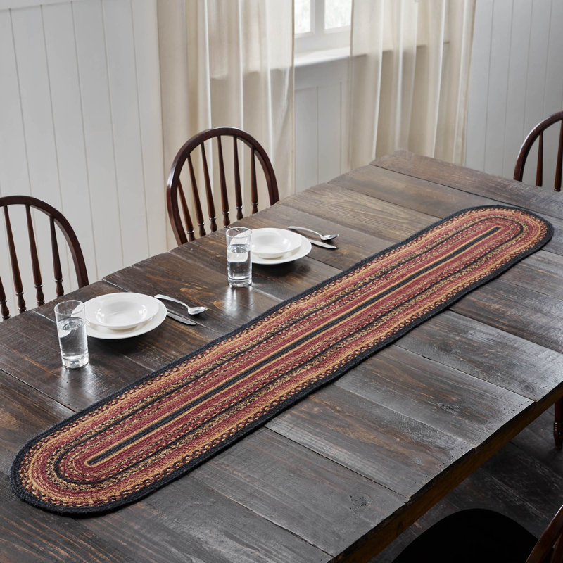 Heritage Farms Jutetable Runner, 13" x 72"