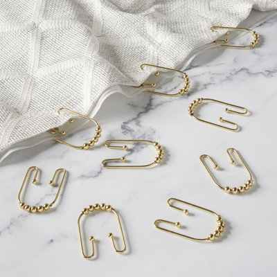Clyde Shower Curtain Hook Gold