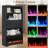 Luper 71inch Standard Bookcase,4-Shelf Bookcases Cabinet with Electric Firplace and Flip-shelf-277416120