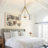 5-light Drum Chandeliers With Textured Glass -844178651