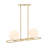 Sangavi 1 - Light Brushed Gold Pendant
