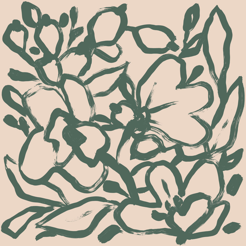 Ermina Terra Floral I par June Erica Vess, H 30 po x l 30 po