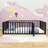 Idonah Metal Floor Bed with Fence and Door-1551245007-1551244992