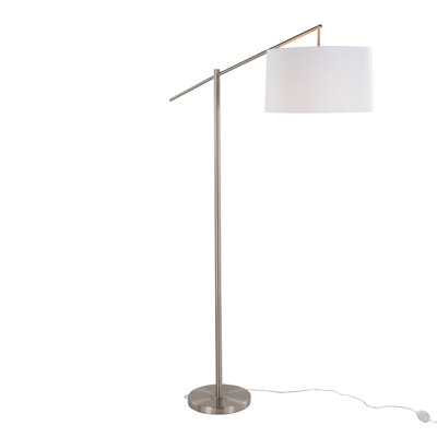 Lampe sur pied contemporaine en métal