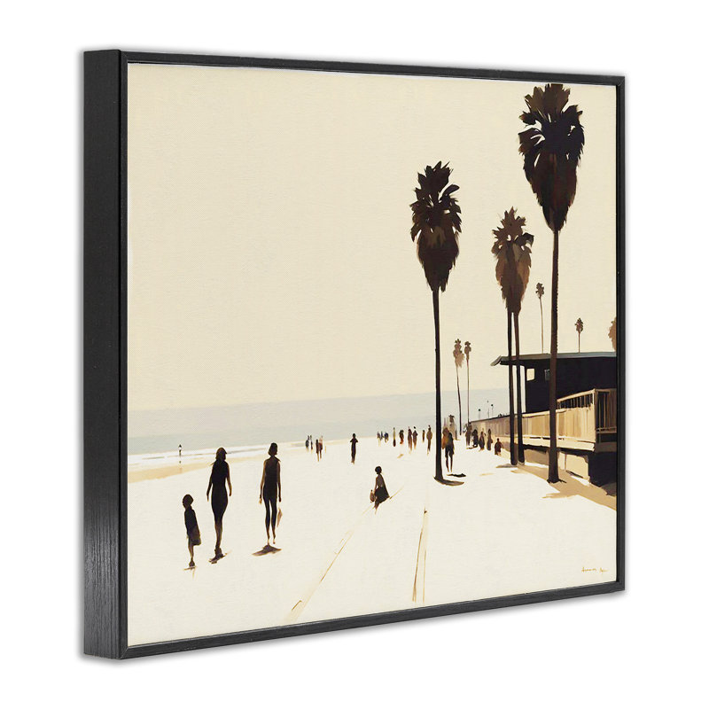  Vers la mer, estampe numérique de Noah Bay, Giclée encadrée noir minuit, H 11 po x l 14 po