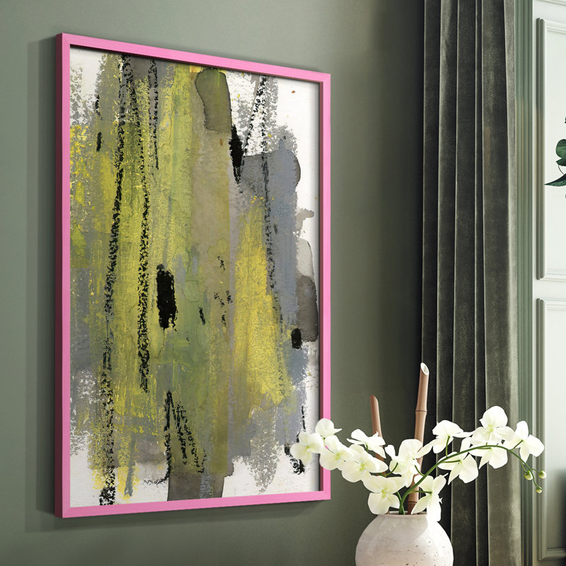 «Loft Pastel I», reproduction encadrée - bois massif, Blanc, H 20 po x l 16 po
