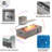 42" Propane Gas Fire Pit Table 50,000 Btu With Rgb Light And Tank Storage Table-1016980342