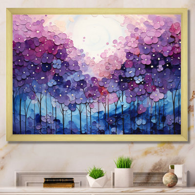 Indigo Dreams II - Abstrait paysages, art mural
