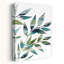 Art mural abstrait bleu marine et vert-1897812253