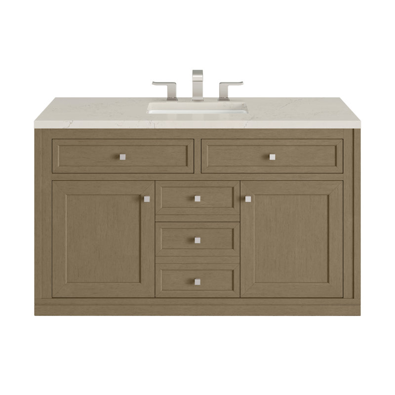 Chicago 48'' W Single Vanity, Walnut Whisper, Siberian