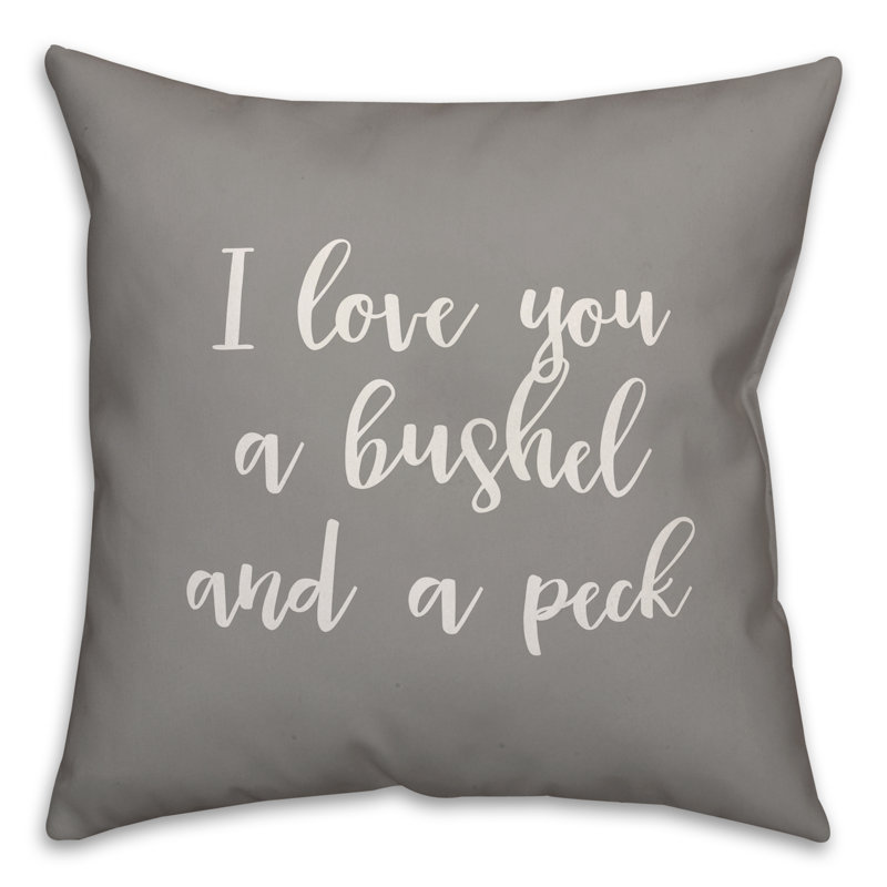 Solid Colour Throw Pillow, Grey, Pillow Cover & Insert