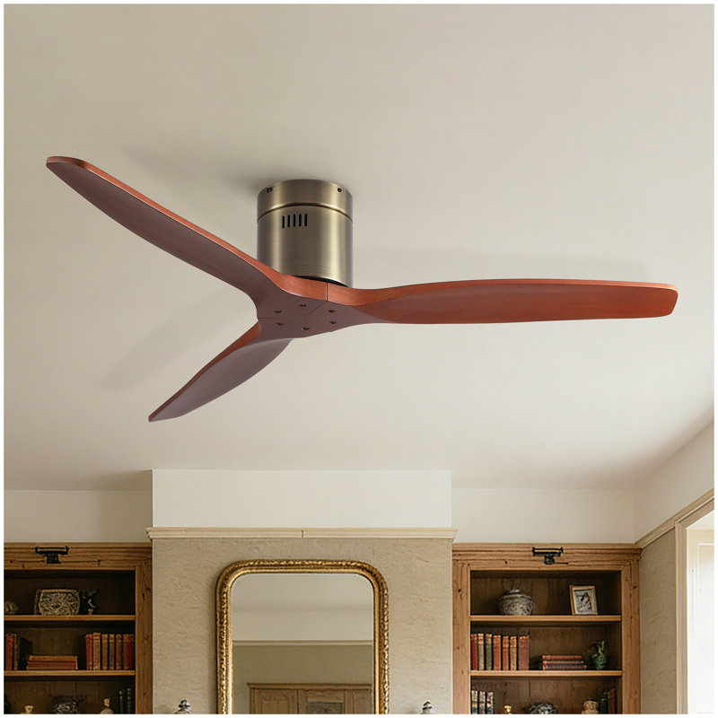 Ventilateur de plafond encastré 52 po, Bronze