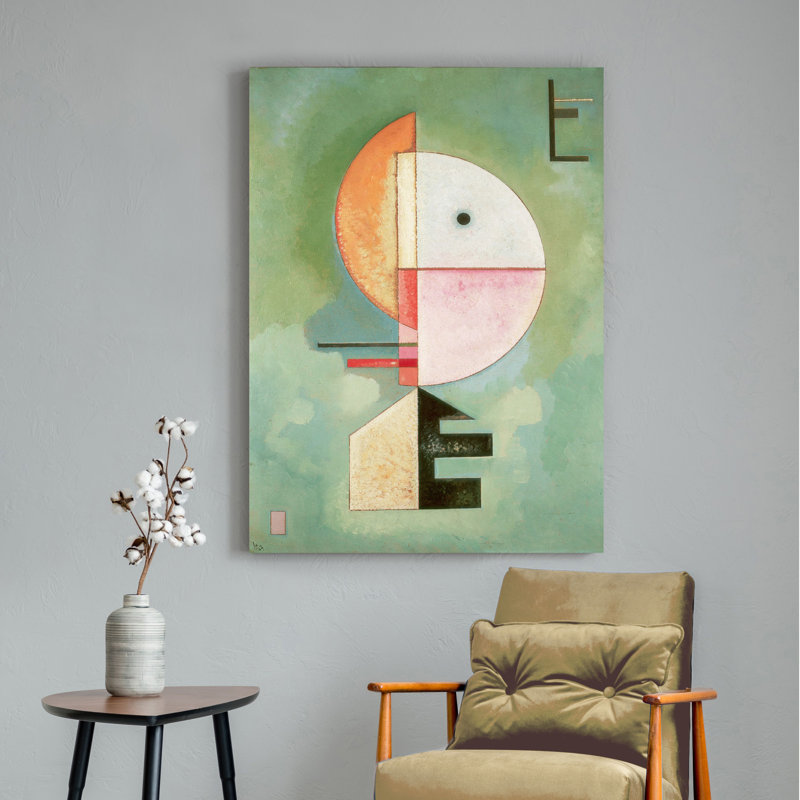 Upward by Wassily Kandinsky - Painting on Canvas, 70cm H x 50cm W x 4cm D