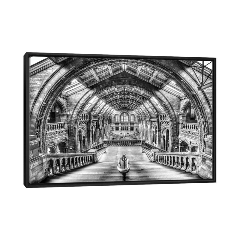 London Gallery by Marc Pelissier - Floater Frame Print on Canvas