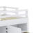 Loft Bed with Drawers, Cabinet and Shelves-702866186