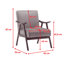Gabar 75Cm Wide Armchair-352602080