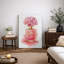 Œuvre d'art de bouteille de parfum rose, chambre à coucher, impression sur toile encadrée-126031258-126031264