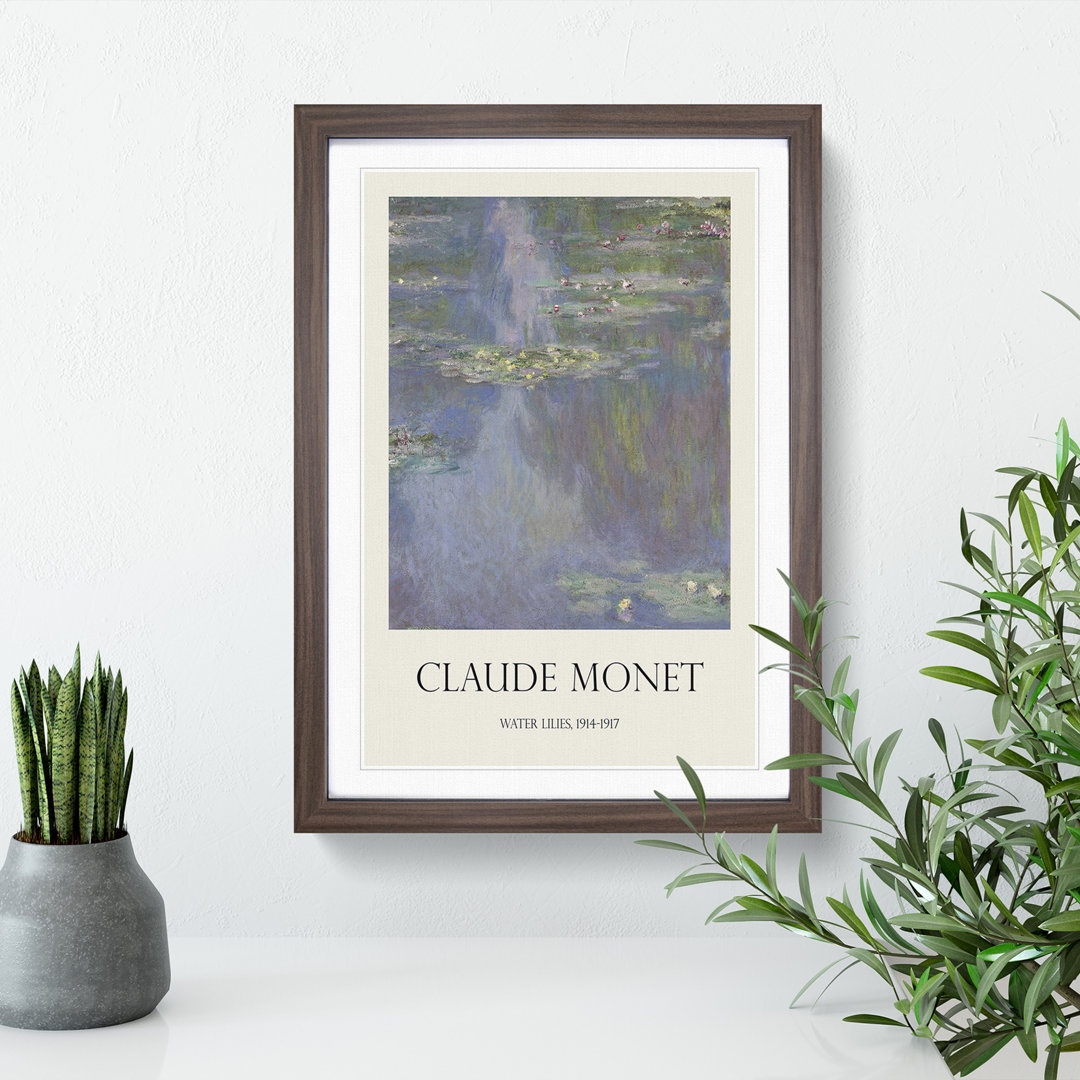 Water Lilies Lily Pond Vol.39 by Claude Monet - Picture Frame Art Prints
