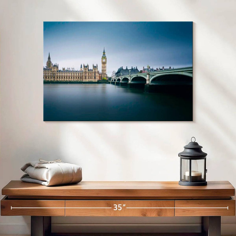 Nicci London Riverside Blue Hour, H 16 po x l 24 po