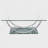 Rectangular U-Shaped Glass Top Coffee Table