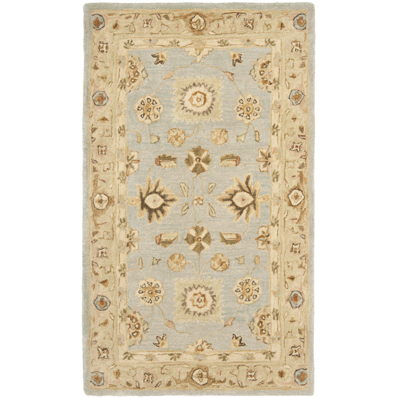 Tingley Hand Tufted Wool Oriental Rug, Rectangle 6' x 9'