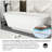 67" White Acrylic Freestanding Bathtub