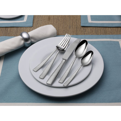 Oliver 20 Piece 18/10 Stainless Steel Flatware Set, Service for 4