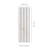 Castella de Blanc 4 in. x 12 in. Honed Marble Wall Tile