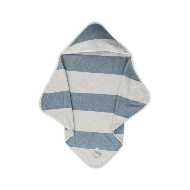 Serviette de bain douce et absorbante, 100% coton, 31,5 po x 31,5 po | Lavable à la machine à 104 ° F, sans javellisant | Doux pour la peau de bébé, idéal pour l'heure du bain et du jeu, joli design bleu pour les garçons et les filles