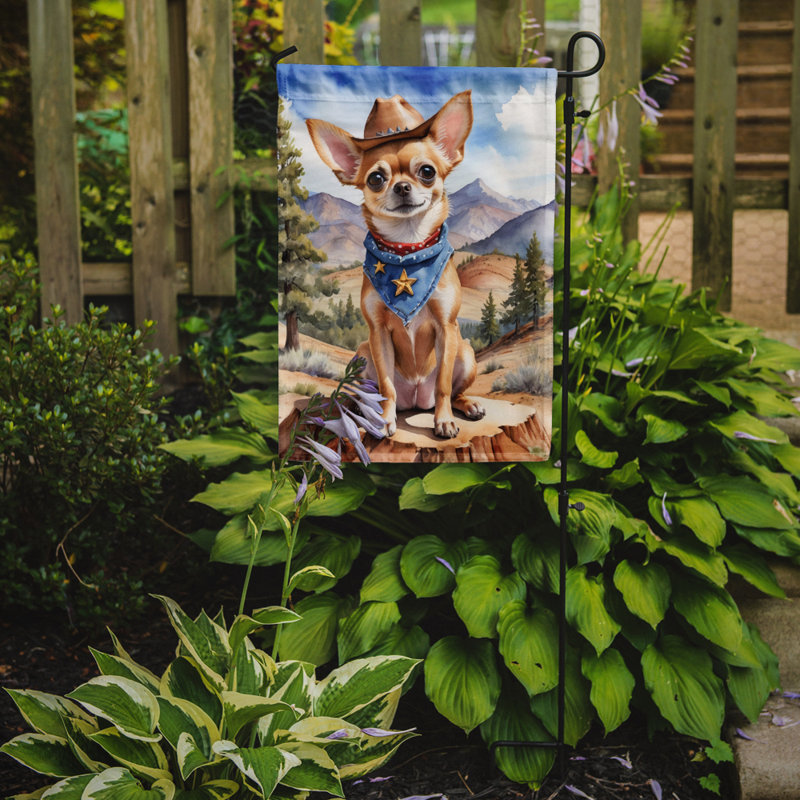 Drapeau Cowboy Welcome Garden, Chihuahua