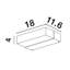 Anthracite Integrated LED Outdoor Flush Mount