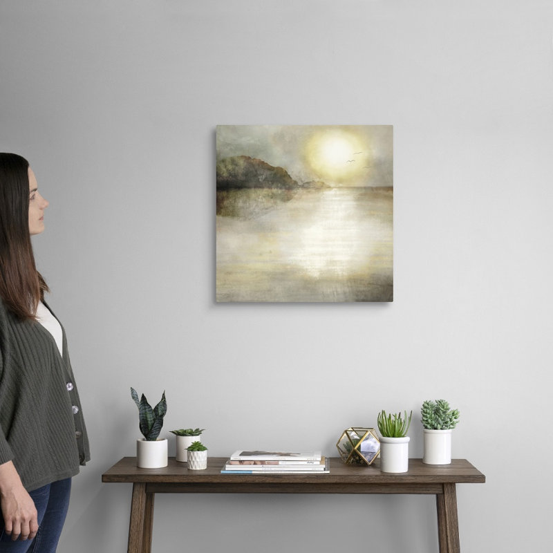 Reproduction d’art sur toile « Misty Sea » par Edward Selkirk, Toile tendue, H 20 po x l 20 po x P 1,25 po