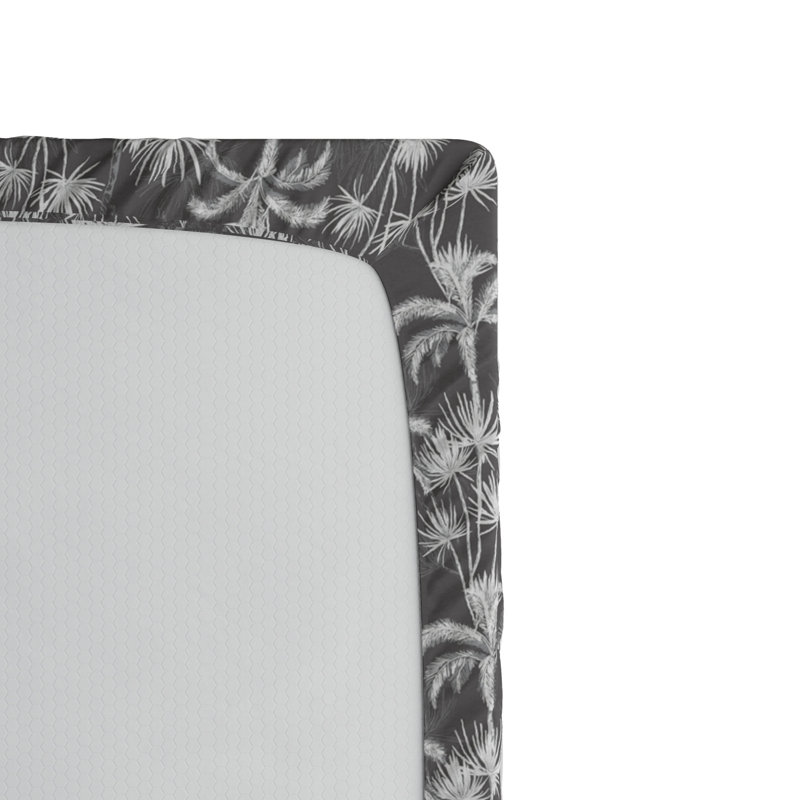 Microfiber Floral Fitted Sheet, Twin XL Fitted Sheet