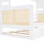 Lit de jour simple en bois avec lit gigogne et armoire - Style attrayant, avec cadre blanc-6540955-6540954