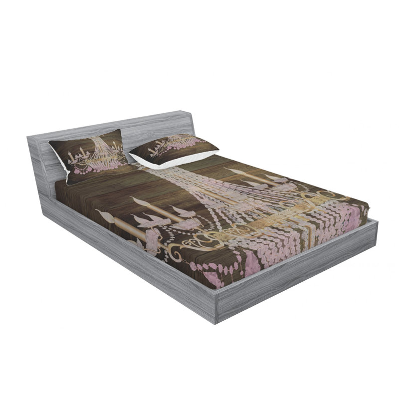 Microfiber Sheet Set, Queen Sheet Set with Fitted Sheet