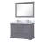 Dukes 48 in. W x 22 in. D Double Bath Vanity, Faucet Set, & 46 in. Mirror-74095230-112873894
