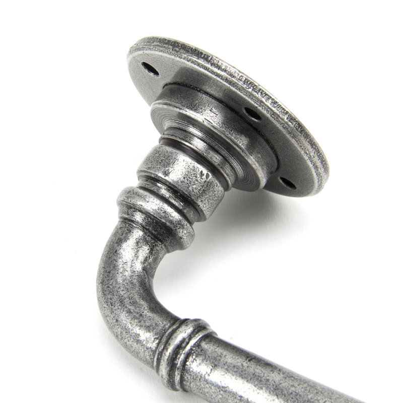 Regency Lever on Rose Set - Unsprung, Pewter Patina