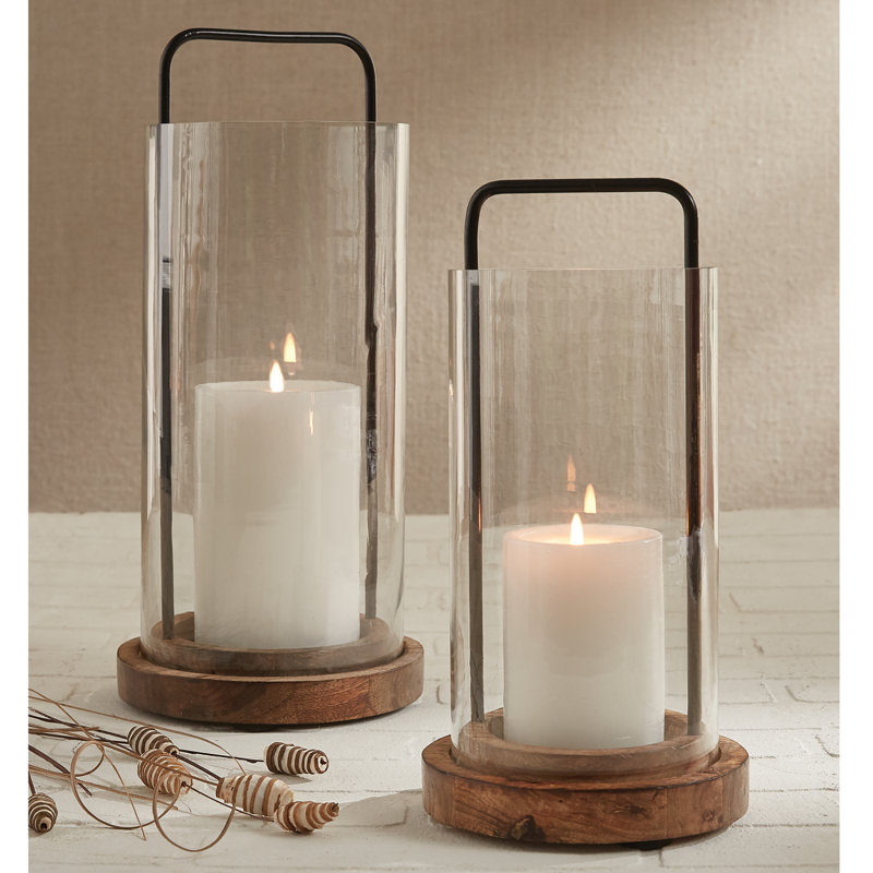 Lanterne Mason 17 Stories - courte, H 15 po x l 7 po x P 7 po