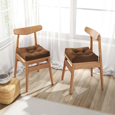 2 coussins de coussin de chaise de patio intérieur / extérieur