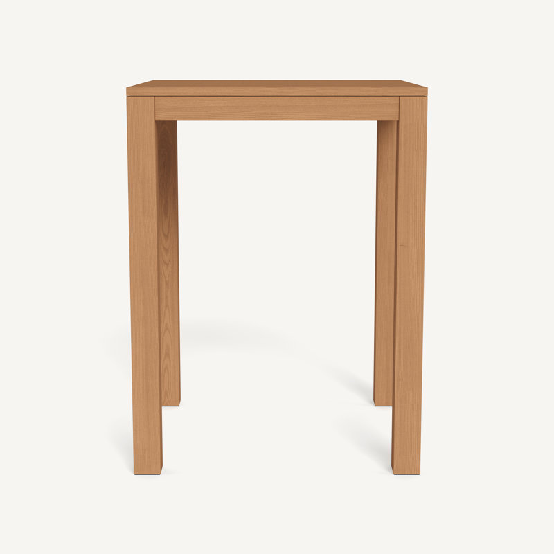 Pacific Outdoor Square Teak Bar Table