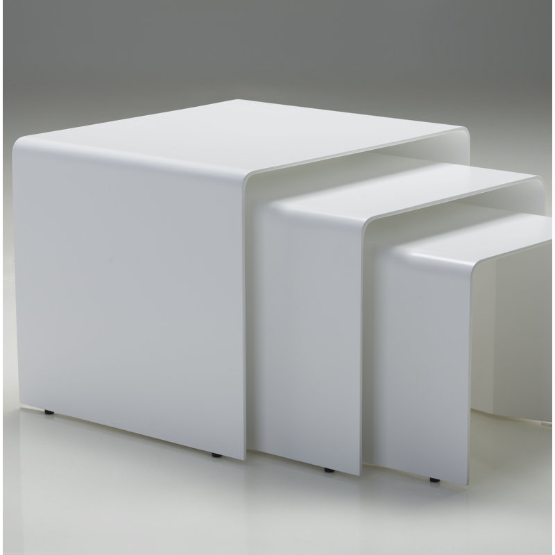 Ensemble de 3 tables gigognes Playa