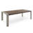 Sameko 90" W Manufactured Wood and Metal Rectangular Outdoor Dining Table