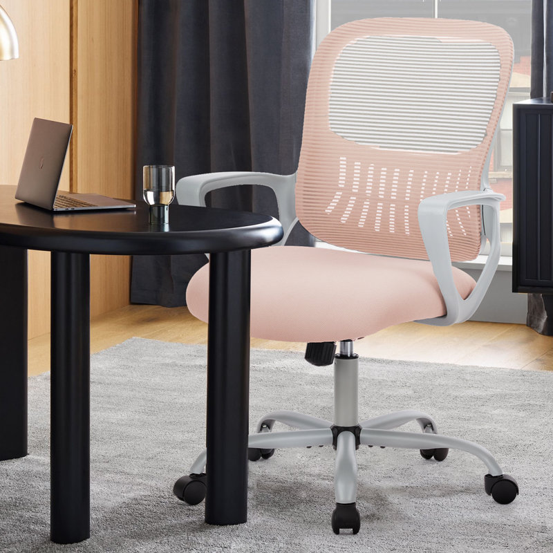 Drusilla Ergonomic Mesh Task Chair, Pink