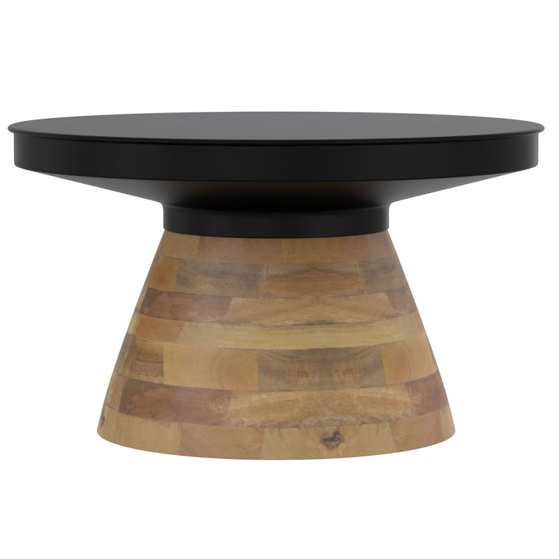 Table basse Richard en noyer et noir